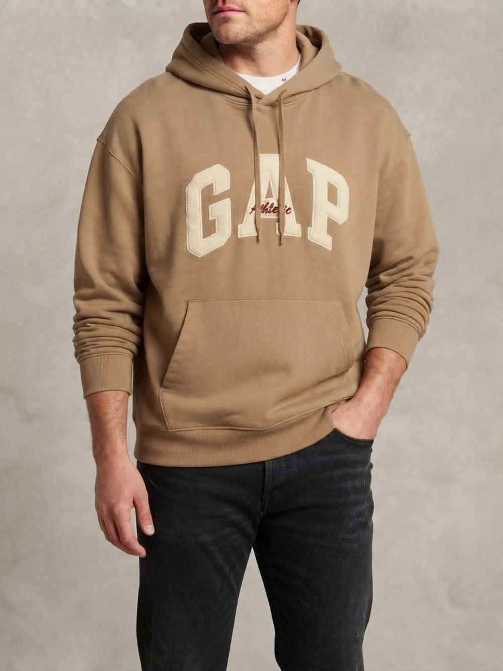GAP Athletic Tan Hoodie, men’s XL